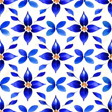 Artwork thumbnail, Flower Pattern "Zachary" by patternsforp
