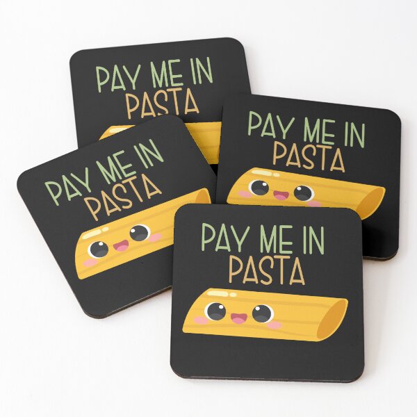 Item preview, Pay Me In Pasta funny foodie  designed and sold by Vytrix.