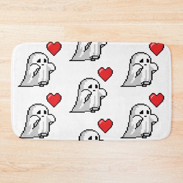 Item preview, ghost heart pixel art designed and sold by Shaimaa-Rajab.