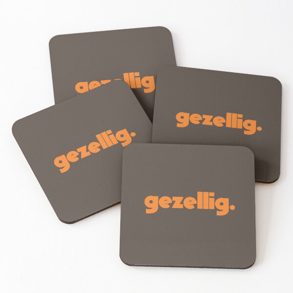 Item preview, Gezellig (orange text) designed and sold by monkeyfracas.