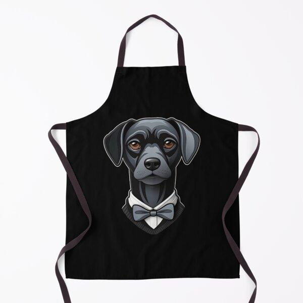 Item preview, "Dapper Pup" - Elegant Dog Portrait with Bow Tie on a Dark Background designed and sold by Juuskus.