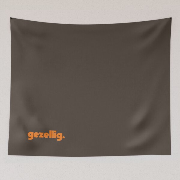 Item preview, Gezellig (orange text) designed and sold by monkeyfracas.