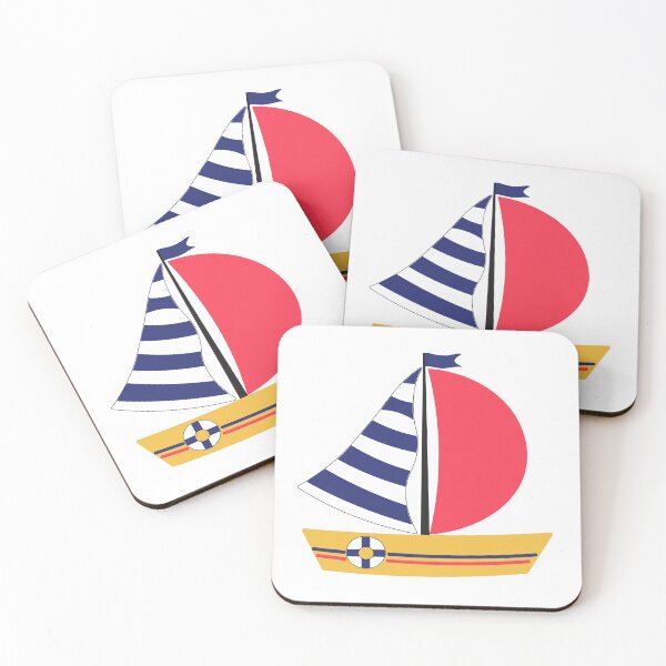 Item preview, A sailboat, isolated on white background. Summer sea sports activity concept. designed and sold by Nalidsa Sukprasert.