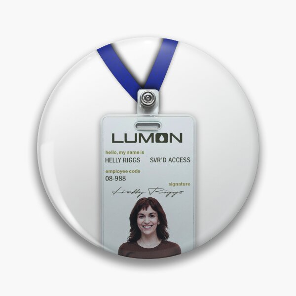 Item preview, Severance series lumon industries HELLY RIGGS Badge fan works graphic design by ironpalette designed and sold by ironpalette.
