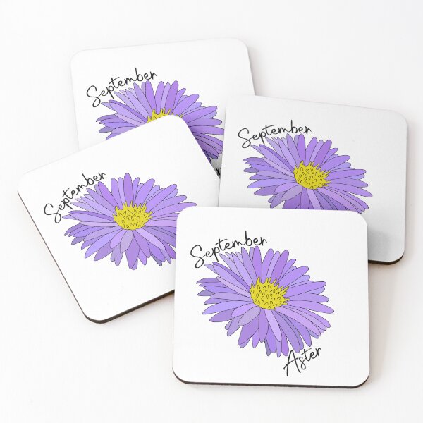 Item preview, Birth flower September aster designed and sold by Melanie  B.