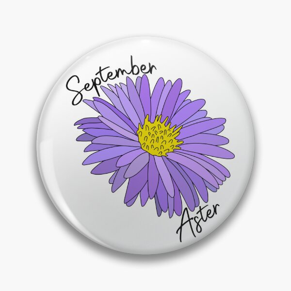 Item preview, Birth flower September aster designed and sold by Melanie  B.