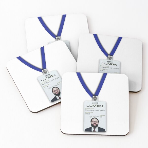 Item preview, Severance series lumon industries DYLAN GEORGE Badge fan works graphic design by ironpalette designed and sold by ironpalette.