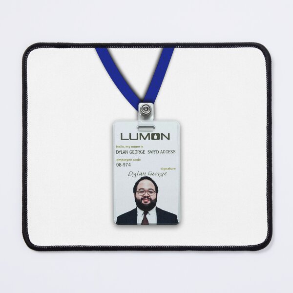 Item preview, Severance series lumon industries DYLAN GEORGE Badge fan works graphic design by ironpalette designed and sold by ironpalette.