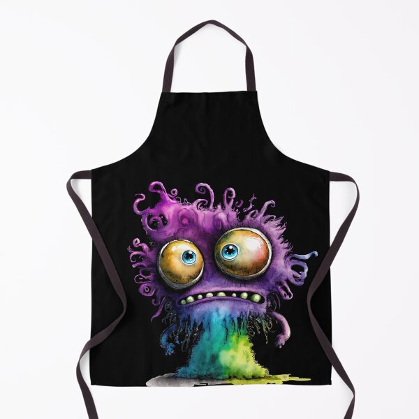 Item preview, Crazy Funny Purple Monster designed and sold by MoonFoxDesign.