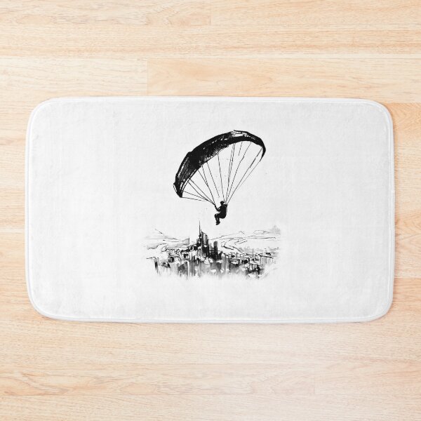 Item preview, Paraglide above the City designed and sold by wanderingfools.