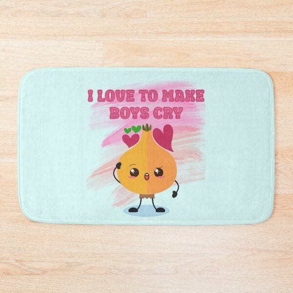 Item preview, I Love To Make Boys Cry with Funny & Cute Kawaii Onion with Hearts designed and sold by JoyOfHopeStore.