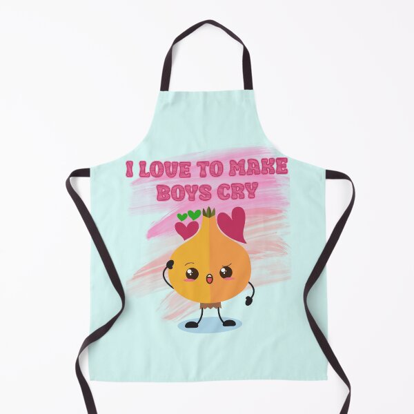 Item preview, I Love To Make Boys Cry with Funny & Cute Kawaii Onion with Hearts designed and sold by JoyOfHopeStore.