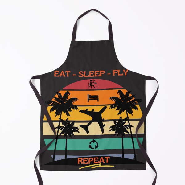 Item preview, EAT SLEEP FLY REPEAT  for pilots, flight attendant and aviation geeks designed and sold by AviationArtists.