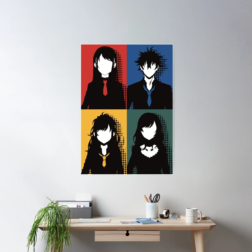 Deatte 5-Byou De Battle Anime Minimalist Poster