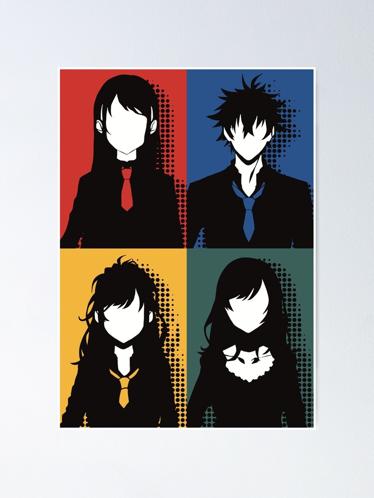 Deatte 5-Byou De Battle Anime Minimalist Poster