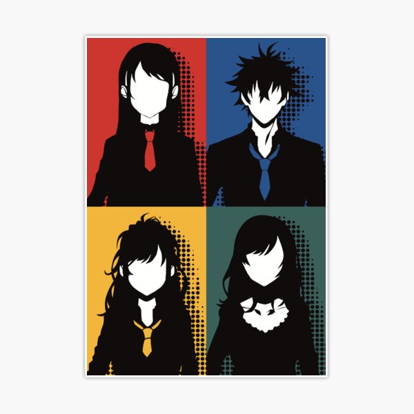 Deatte 5-Byou De Battle Anime Minimalist Poster