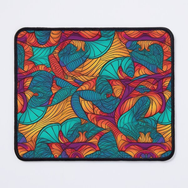 Item preview, Orange and Green Fractal Pattern designed and sold by NoJustice73.