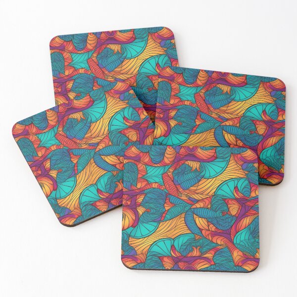 Item preview, Orange and Green Fractal Pattern designed and sold by NoJustice73.