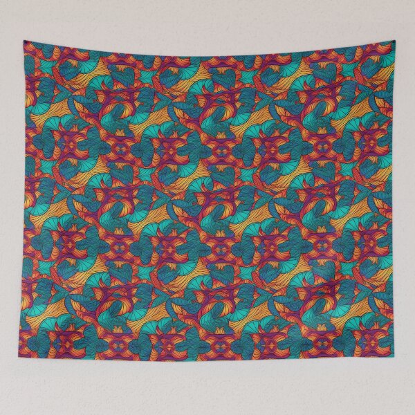 Item preview, Orange and Green Fractal Pattern designed and sold by NoJustice73.