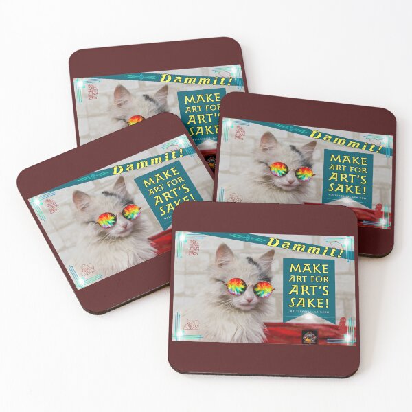 Item preview, Dammit!  Make Art For Art’s Sake! designed and sold by Walter G. Esselman.