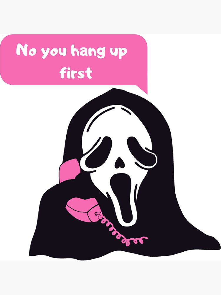 Ghostface Phone Call Magnet for Sale by solartd