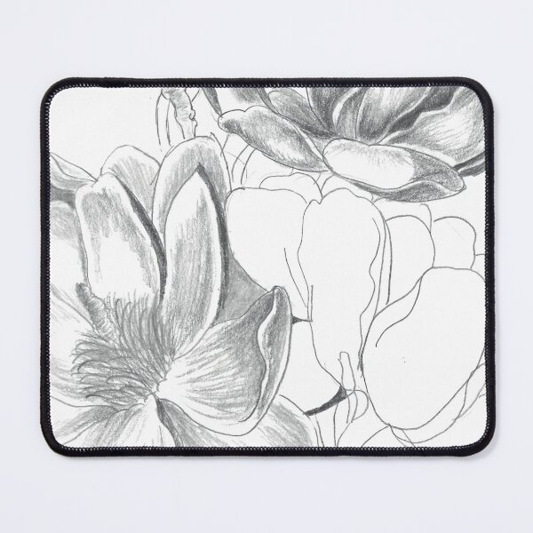 Artikelvorschau, Flower Sketch, Magnolia Sketch entworfen und verkauft von AnjaLiaDesigns.