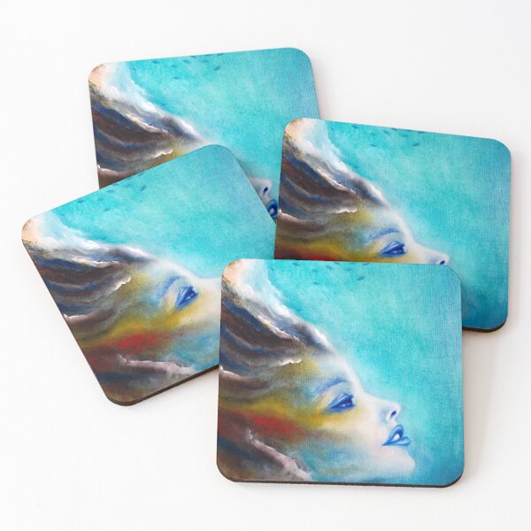 Item preview, Gaia under the water painting designed and sold by OrsyniArt.