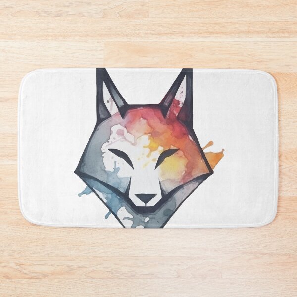 Artikelvorschau, Ein süßes Fuchsgesicht in einem modernen geometrischen Aquarell - Boho-Tiere entworfen und verkauft von GVRDesign.