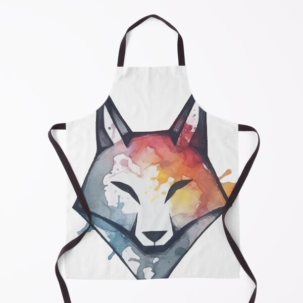 Artikelvorschau, Ein süßes Fuchsgesicht in einem modernen geometrischen Aquarell - Boho-Tiere entworfen und verkauft von GVRDesign.