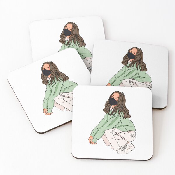 Item preview,  illustration of girl warning a mask  designed and sold by Hessah-HA.