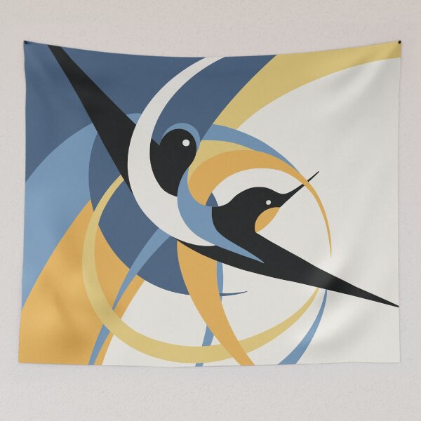 Item preview, Swallows designed and sold by Nataliia Kholodniak.