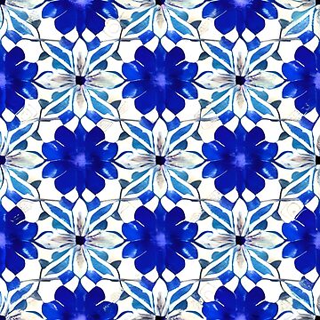 Artwork thumbnail, Flower Pattern "Erica" by patternsforp