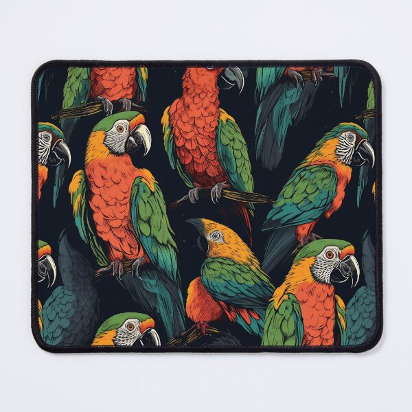 Item preview, Infinite Tiling Parrot Pattern designed and sold by NoJustice73.
