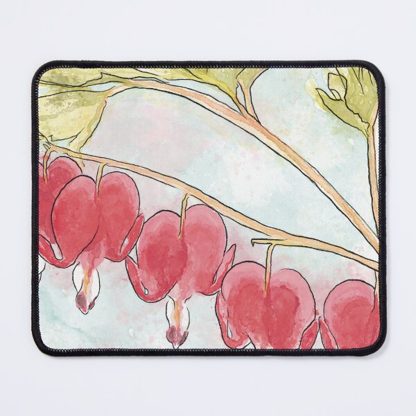 Item preview, Watercolor Bleeding Hearts designed and sold by Jennifer Margrave-Garcia.