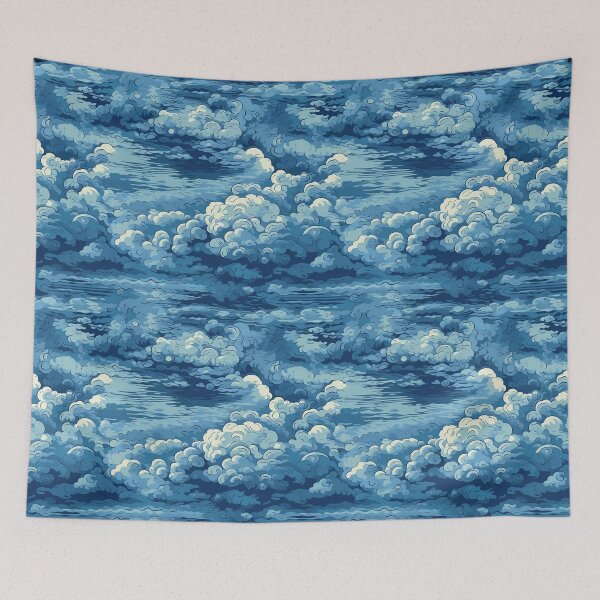 Item preview, Infinite Tiling Cloud Pattern designed and sold by NoJustice73.