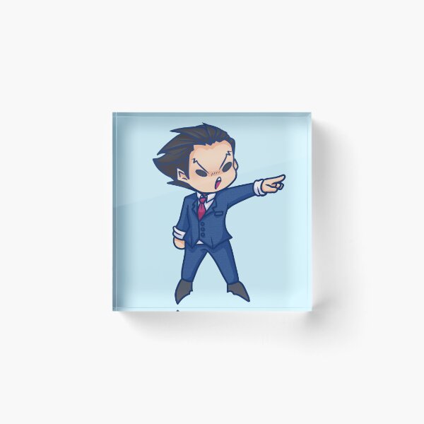 Item preview, OBJECTION! Phoenix Wright from Ace Attorney designed and sold by LittleBearrr.