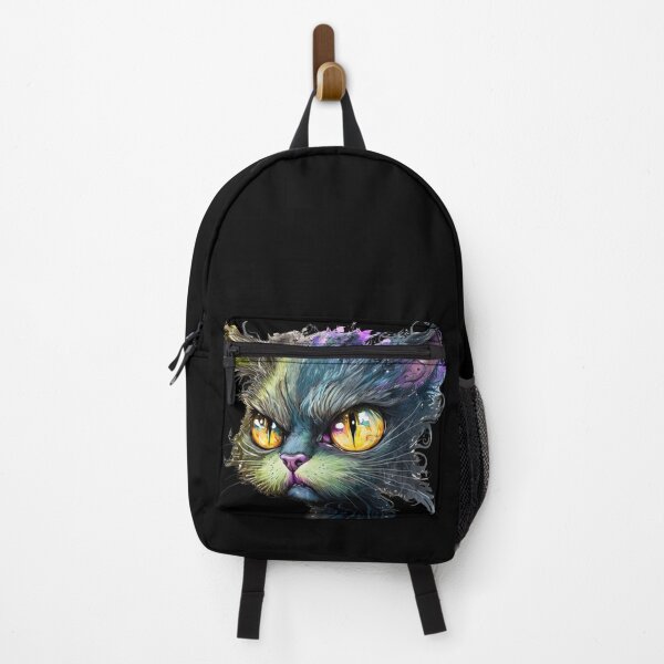Item preview, Funny Serious Cat, Cartoon Cat designed and sold by MoonFoxDesign.