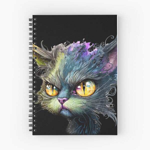Item preview, Gato serio divertido, gato de dibujos animados designed and sold by MoonFoxDesign.