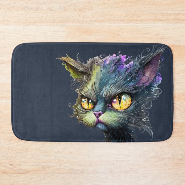 Item preview, Funny Serious Cat, Cartoon Cat   designed and sold by MoonFoxDesign.