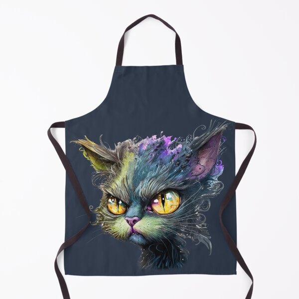 Item preview, Funny Serious Cat, Cartoon Cat   designed and sold by MoonFoxDesign.
