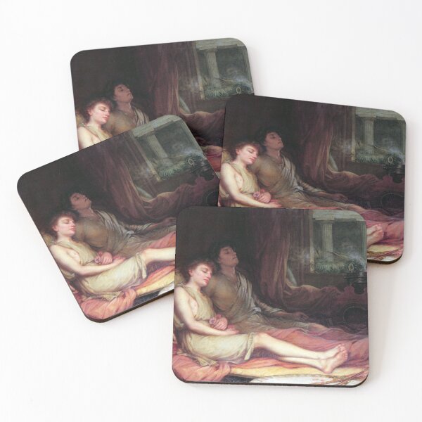 Item preview, Sleep and His Half Brother Death - John William Waterhouse designed and sold by forgottenbeauty.
