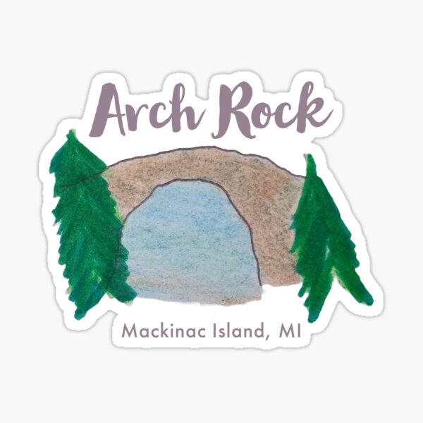 Item preview, Arch Rock (Mackinac Island) designed and sold by abs-betsy.