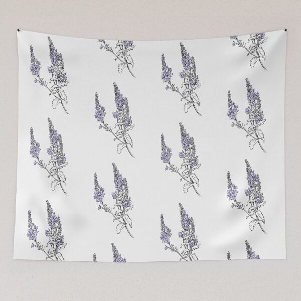 Aperçu de l'œuvre Fleur sauge violette créée et vendue par LeaPoupin.