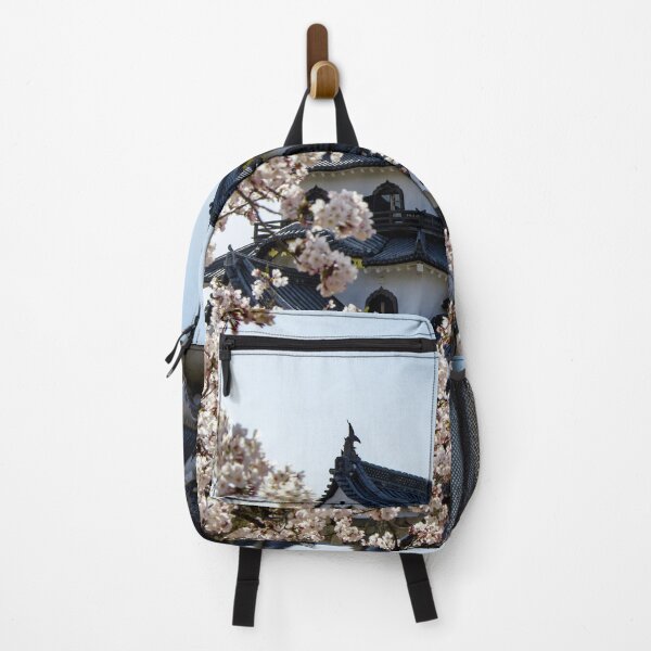 Item preview, Hikone Castle through cherry blossoms designed and sold by Shizenkai.