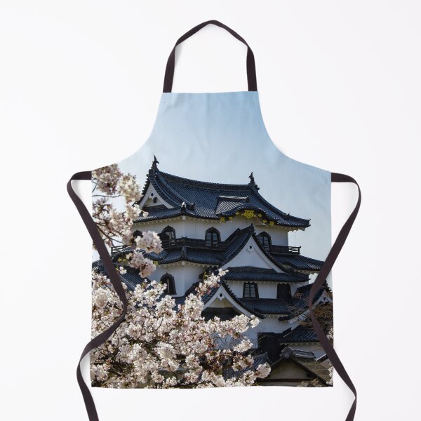 Item preview, Hikone Castle through cherry blossoms designed and sold by Shizenkai.