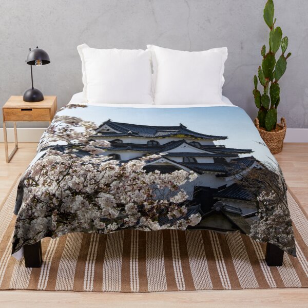 Item preview, Hikone Castle through cherry blossoms designed and sold by Shizenkai.