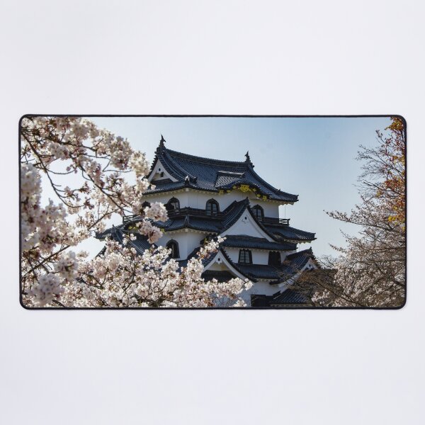 Item preview, Hikone Castle through cherry blossoms designed and sold by Shizenkai.