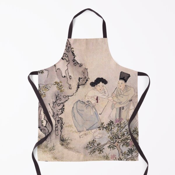 Item preview, Korean Painting Minhwa A Boy Cuts a Flower designed and sold by tangerinemars.