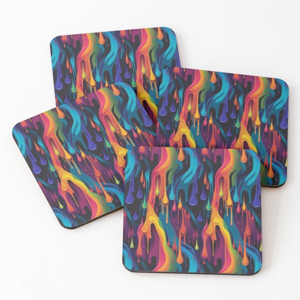 Item preview, Melting rainbow drops designed and sold by StoneyPhenix.