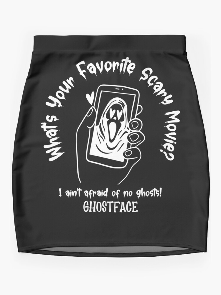 Discover I ain't afraid of no ghosts! - Ghostface Mini Skirt